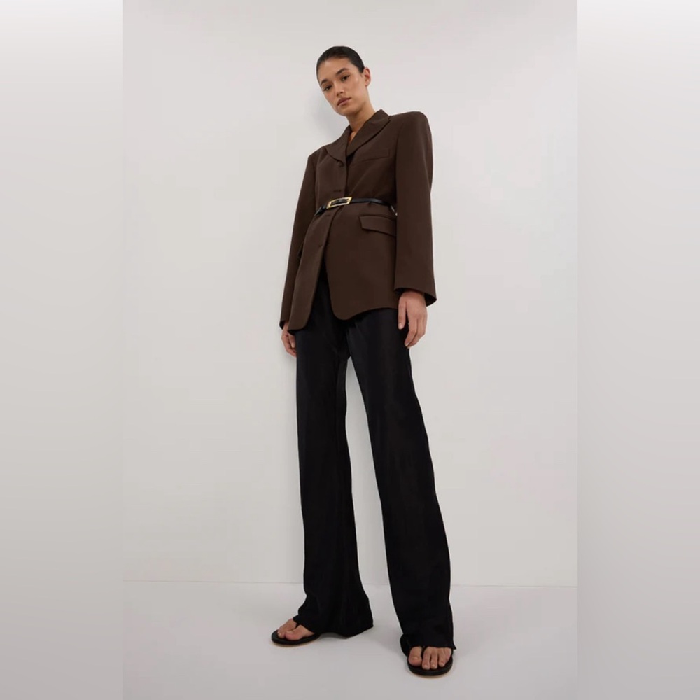 **NEW WITH TAGS** DISSH Myka Black Satin Pants (US 8)